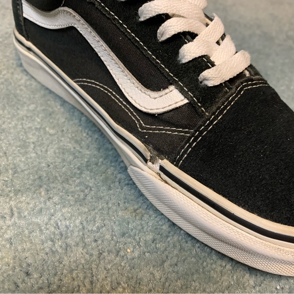 VANS Old Skool Classic Black / White Low Top Women’s Size 7.5 Men’s 6 Preowned - Picture 16 of 16